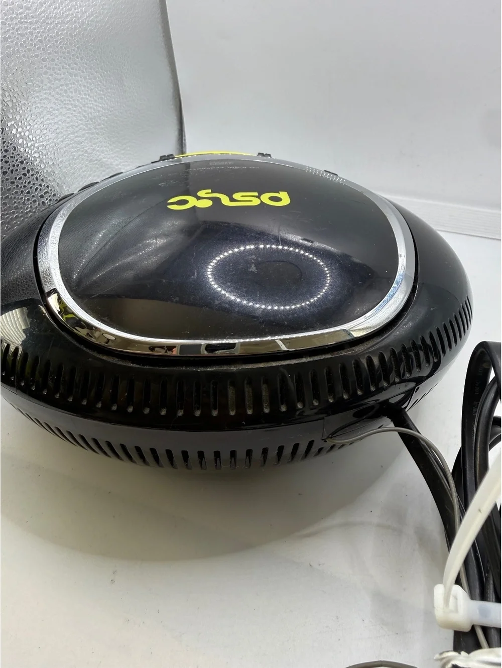 Sony PSYC ICF-CD832 CD Clock Radio AM/FM Player Retro Black - Tested & Working